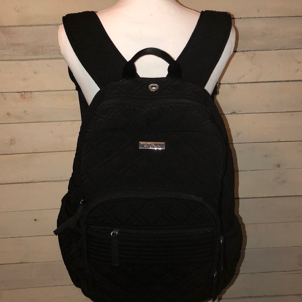 Vera Bradley Classic Black Campus Backpack